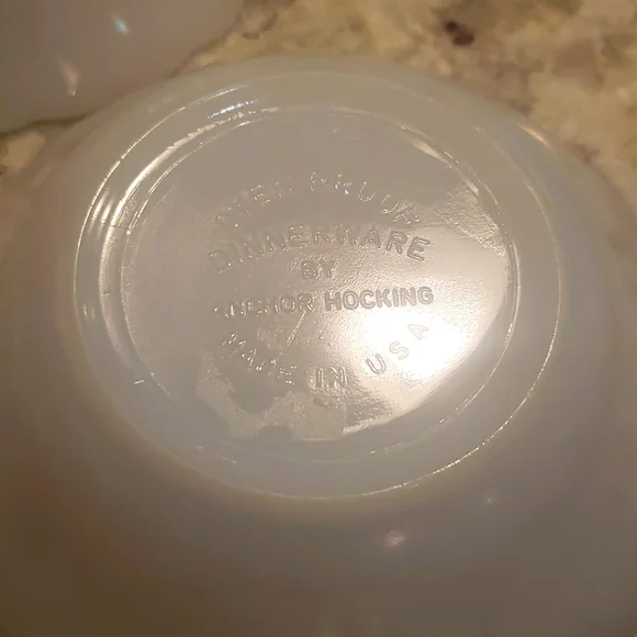 Dinnerware by Anchor Hocking Milk Glass - Picture 7 of 7